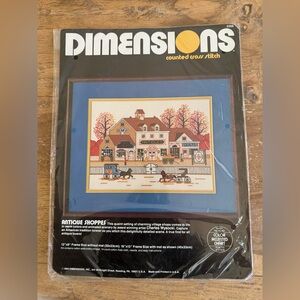 NWT Charles Wysocki Dimensions ANTIQUE SHOPPES cross stitch kit